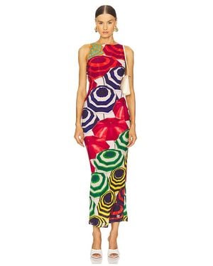 Muma World Electra Maxi Dress - Red