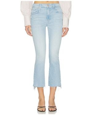 Mother The Insider Crop Step Fray Jeans En Color Azul Talla (También En 26, 27, 28, 29)