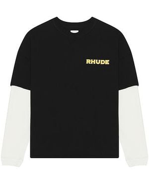 Rhude Shirtkleider - Schwarz
