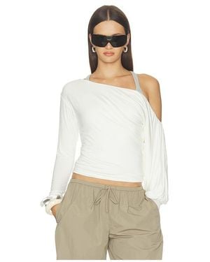 ALL THE WAYS Matilda Top en Navy - Blanc