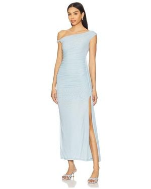 Bardot Layana Asymmetrical Dress - Blue