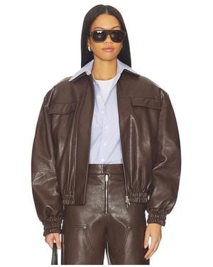MSGM Bomber Jacket - Brown