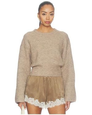 GOOD AMERICAN The Chunky Knit Jumper - Natural