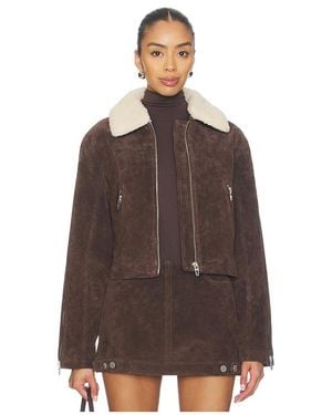 Blank NYC Cropped Jacket - Brown