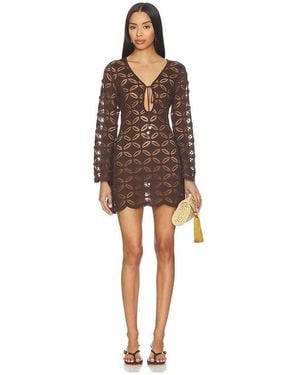 Waimari Positana Tunic Dress - Brown