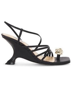 Acler Wedges Dylan - Schwarz