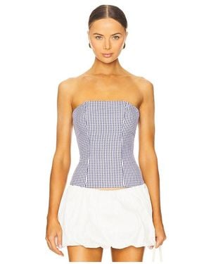 MORE TO COME Tina Corset Top - White