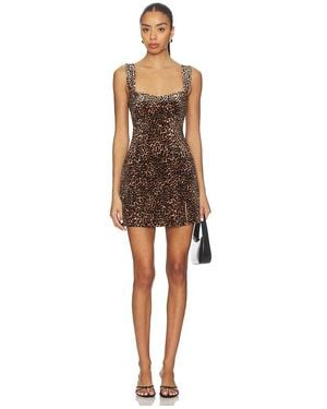 GOOD AMERICAN Velvet Mini Dress - Multicolour