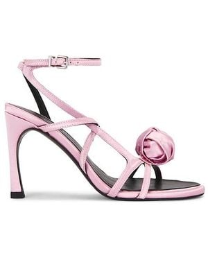 ROTATE BIRGER CHRISTENSEN Satin Sandal - Pink