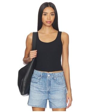 Clique Camiseta Tirantes Page En Color Negro Talla (También En Xs) - Azul
