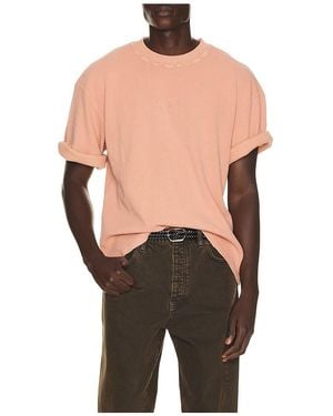 BOUND Acid Wash Organic Waffle Tee - Black