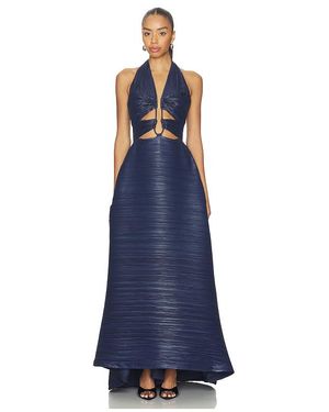 Cult Gaia Vestido Jahzara En Color Azul Marino Talla (También En 4, 8)