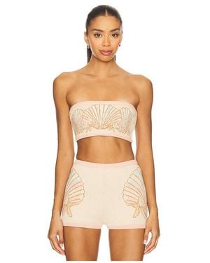 retroféte Top Punto Janna En Color Bronce Talla En - Multicolor