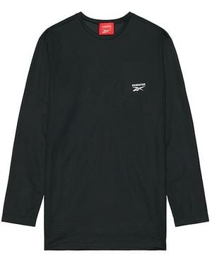Reebok Shirtkleider - Schwarz