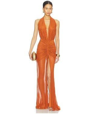 Kim Shui Maxi Dress - Orange