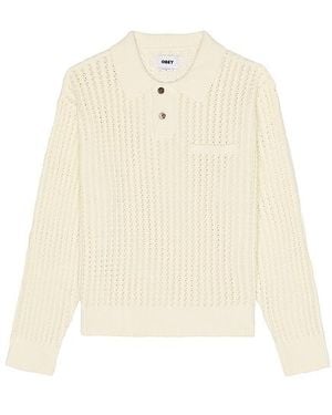 Obey Duane Jumper Polo - White