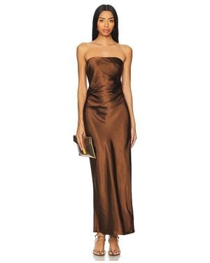 Runaway the Label X Revolve Kristine Dress - Brown