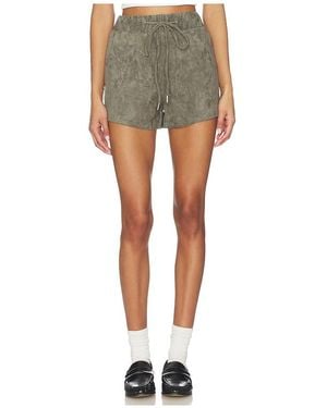 Blank NYC Tie Shorts En Color Verde Oliva Talla (También En Xs, S, M) - Multicolor