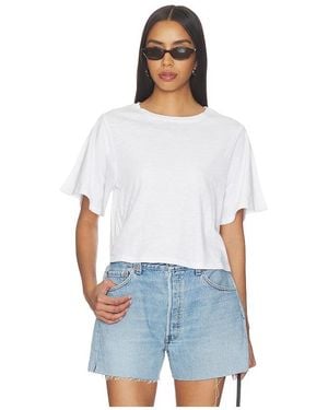 LNA Willa Slub Tee - White