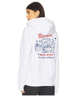 Guess X Revolve Mini Triangle Hoodie - White