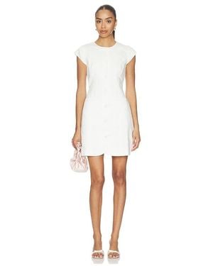 ALIGNE Jennie Linen Mix Dress - White