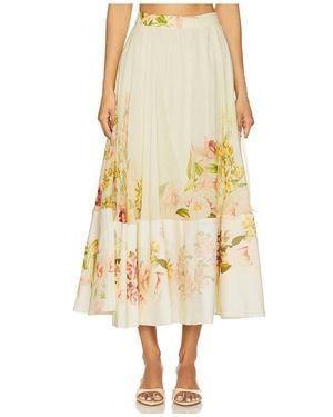 Hemant & Nandita Midi Skirt - Yellow