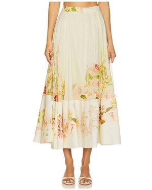 Hemant & Nandita Midirock Skirt - Gelb