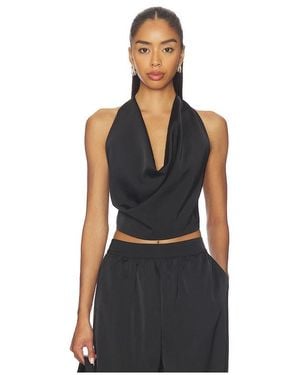 ALL THE WAYS Calianna Halter Top - Black