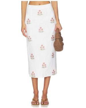 Rosewater House Yalda Skirt - White