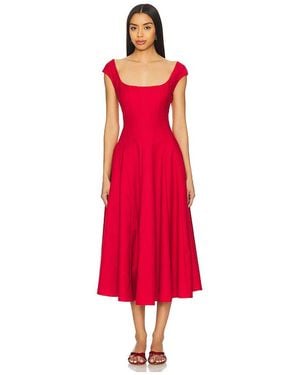 GUIZIO Leila Dress - Red