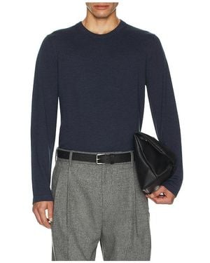 Jonathan Simkhai Peter Long Sleeve Pullover Sweater - Blue