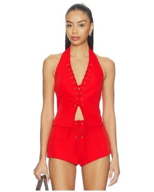 BY.DYLN Mila Top - Red