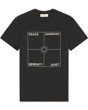 Museum of Peace & Quiet Four Corners T-Shirt - Black