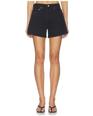 Agolde Long Parker Shorts - Blue