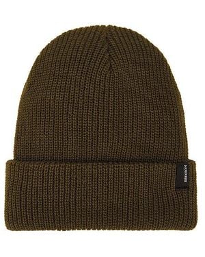 Brixton Gorro Heist En Color Verde Talla En - Neutro