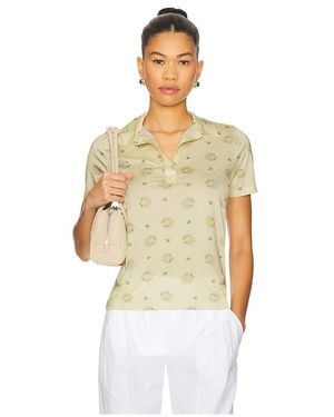 Vivetta Floral Print Polo - White