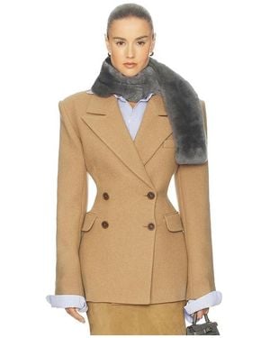 Helsa Italian Wool Blend Blazer - Natural