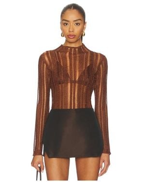 Cult Gaia Kyla Top - Brown