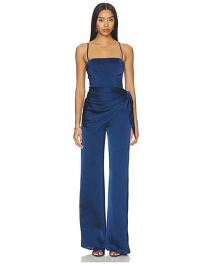 Amanda Uprichard Cheryl Jumpsuit En Color Azul Marino Talla (También En Xs, S)