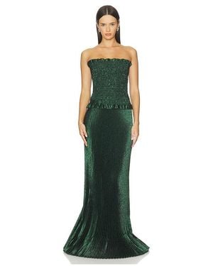 L'idée Vestido Largo Maya En Color Verde Talla (También En 12/L, 6/Xs, 8/S)