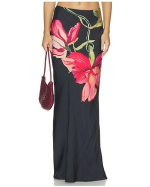 Rococo Sand Maxi Skirt - Red