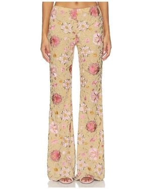 LoveShackFancy Janae Pant - Natural