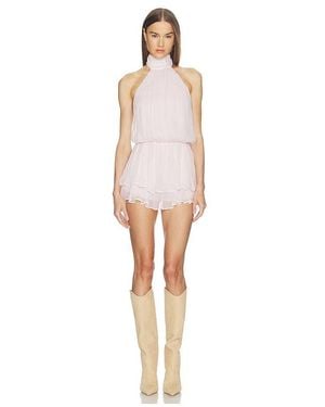 LOBA Lucia Mini Romper En Color Rosado Talla (También En Xl) - Blanco