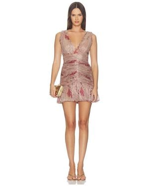 PATBO Feathers Mini Dress - Multicolor