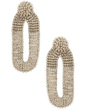 Deepa Gurnani Shyna Earrings - White
