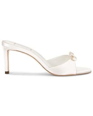 Black Suede Studio Albie Sandal - White