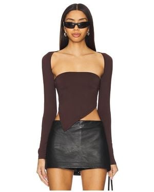 superdown Dax Shrug Top - Black