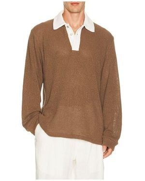 Palmes Knitted Rugby - Brown