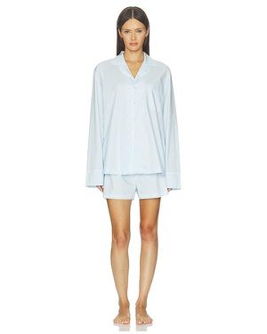 Skims Soft Lounge Short Sleep Set - White