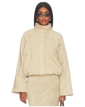 Shona Joy Ernest Bomber Jacket - Natural